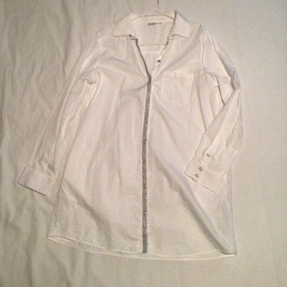 ZARA long button down shirt - Picture 1 of 4